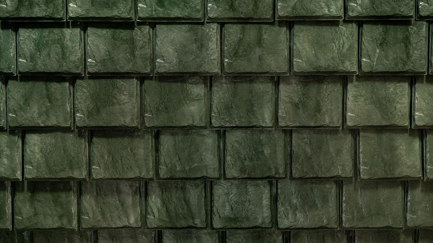 Brava Slate Tile Deep Green Swatch