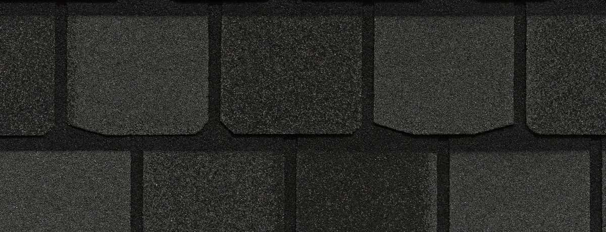 Certainteed Highland Slate Black Granite Swatch