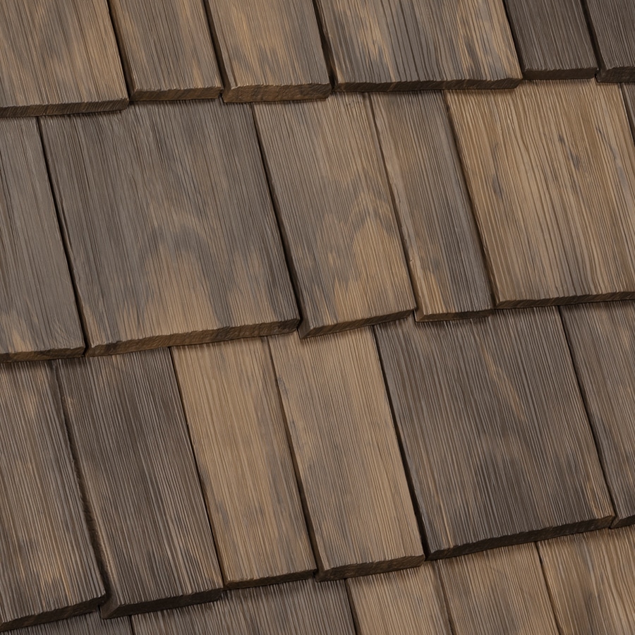 DaVinci Roofscapes Bellaforte Shake Aged Cedar Swatch