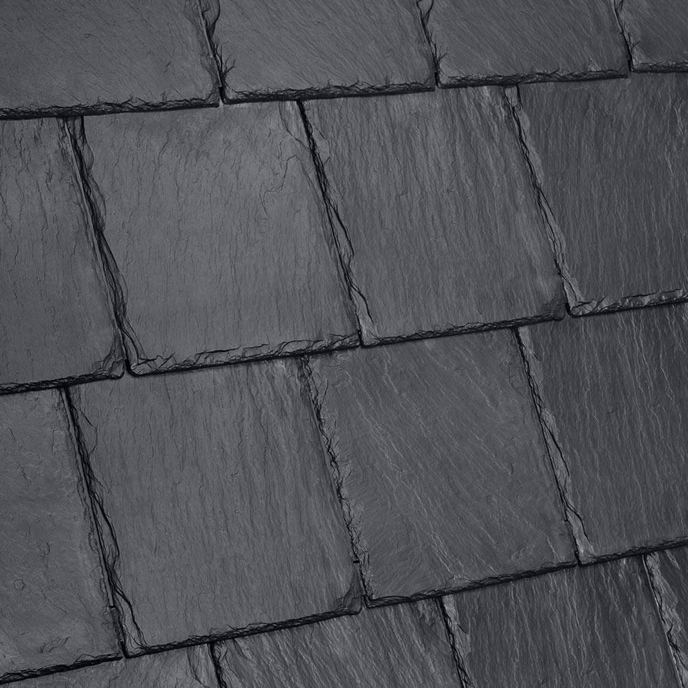 DaVinci Roofscapes Bellaforte Slate Slate Black Swatch