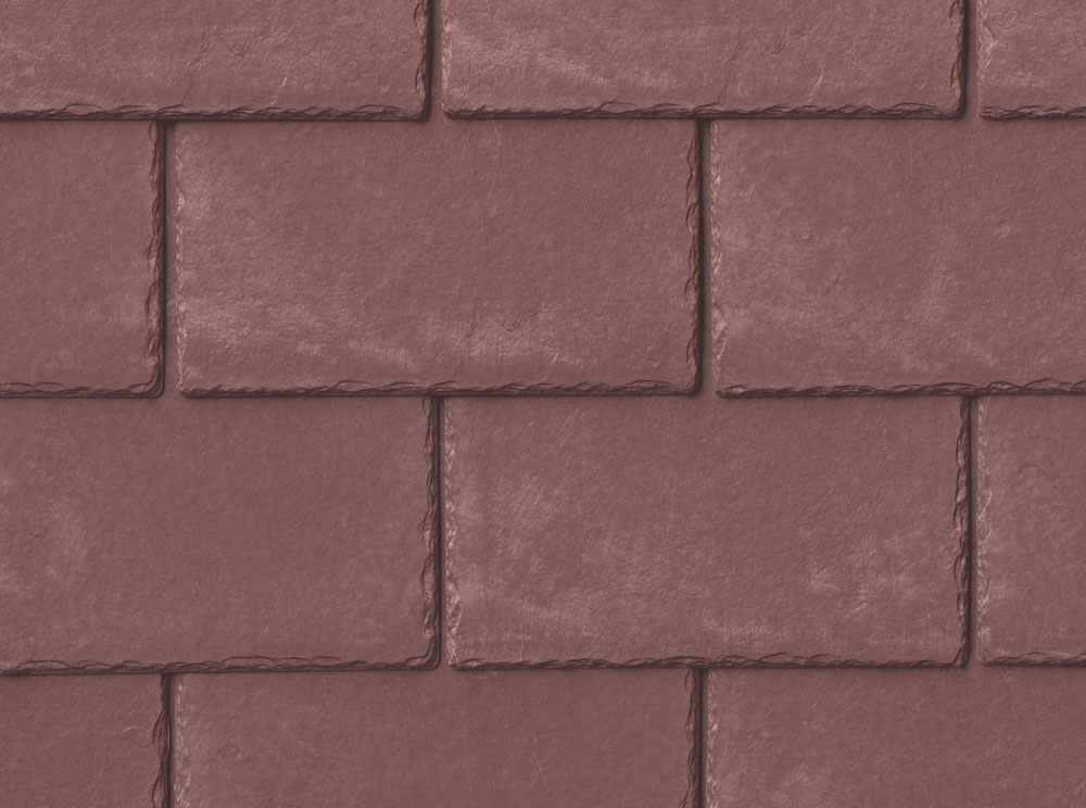 DaVinci Roofscapes Inspire Slate Red Rock Swatch