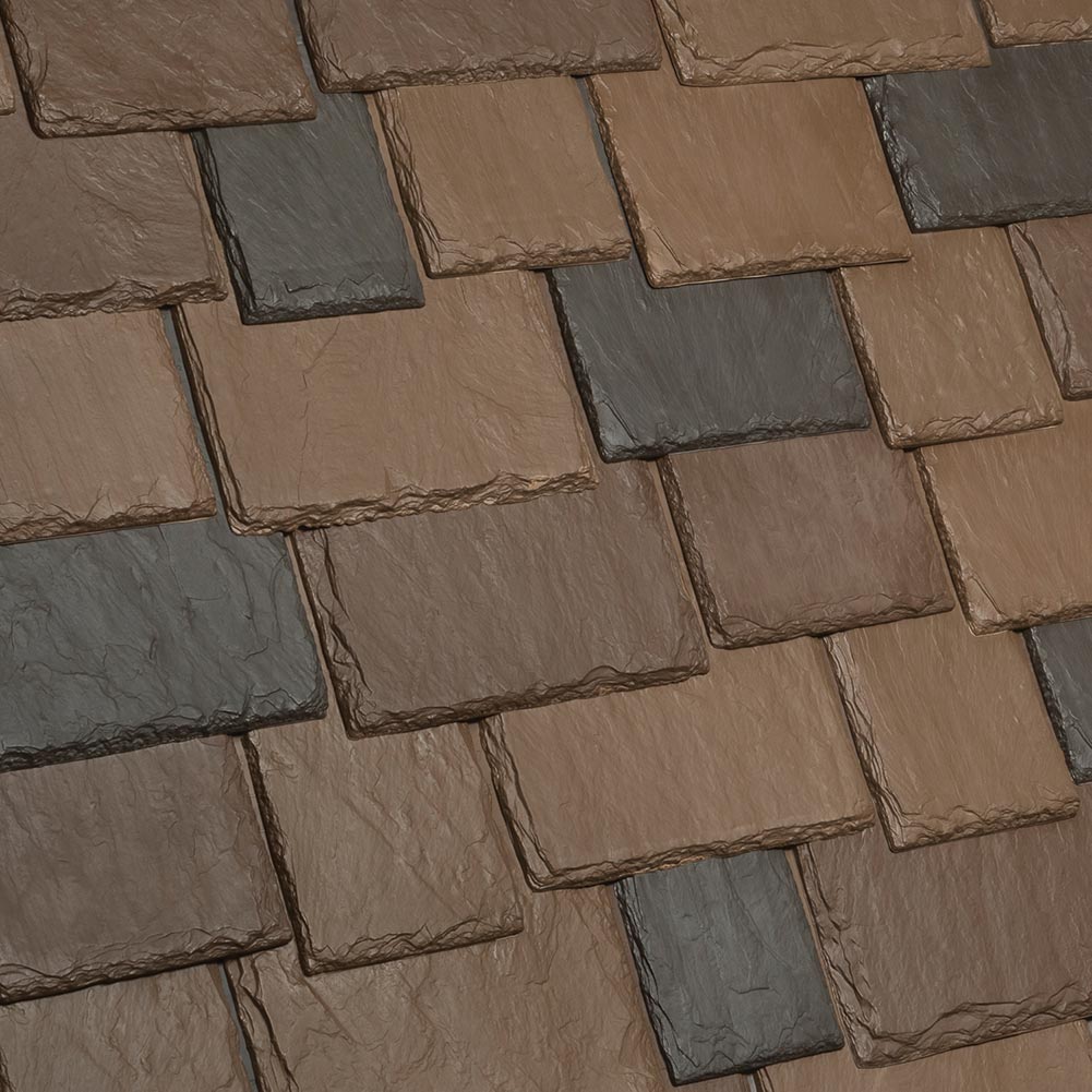 DaVinci Roofscapes Multi-Width Slate Canyon Swatch