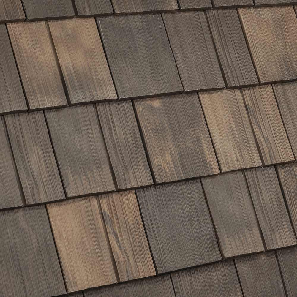 DaVinci Roofscapes Select Shake Aged Cedar Swatch