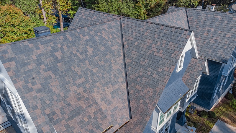 DaVinci Roofscapes Select Shake Black Oak House