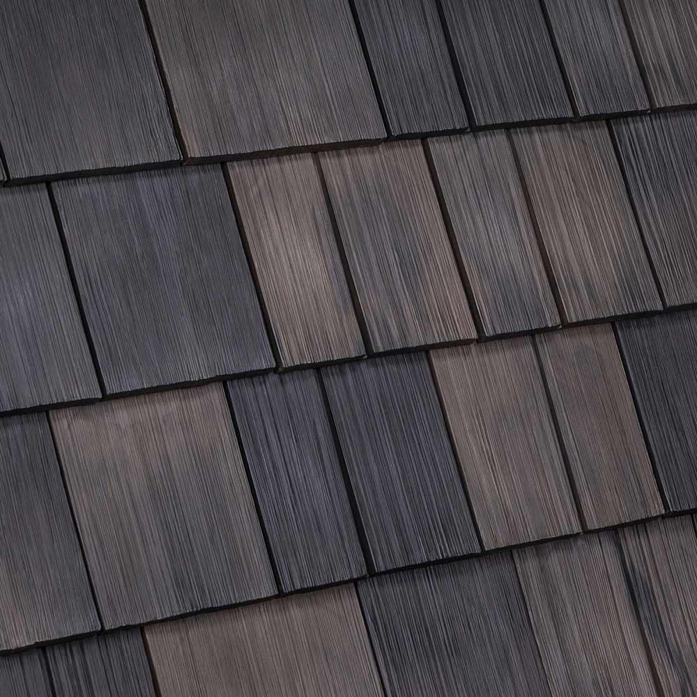 DaVinci Roofscapes Select Shake Black Oak Swatch