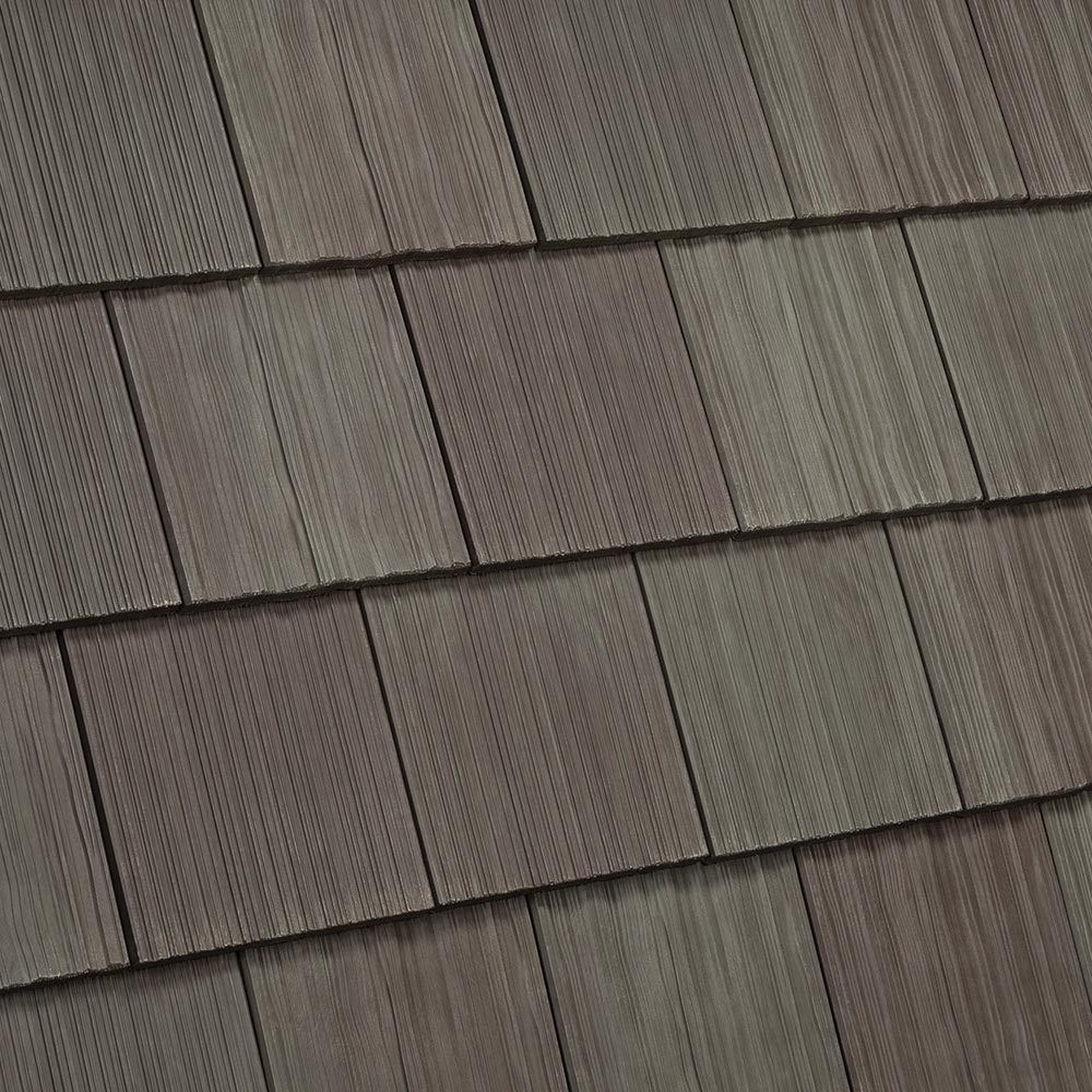 DaVinci Roofscapes Single-Width Shake Mossy Cedar Swatch