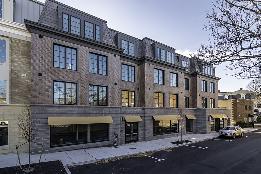 DaVinci Roofscapes Single-Width Slate Brownstone House