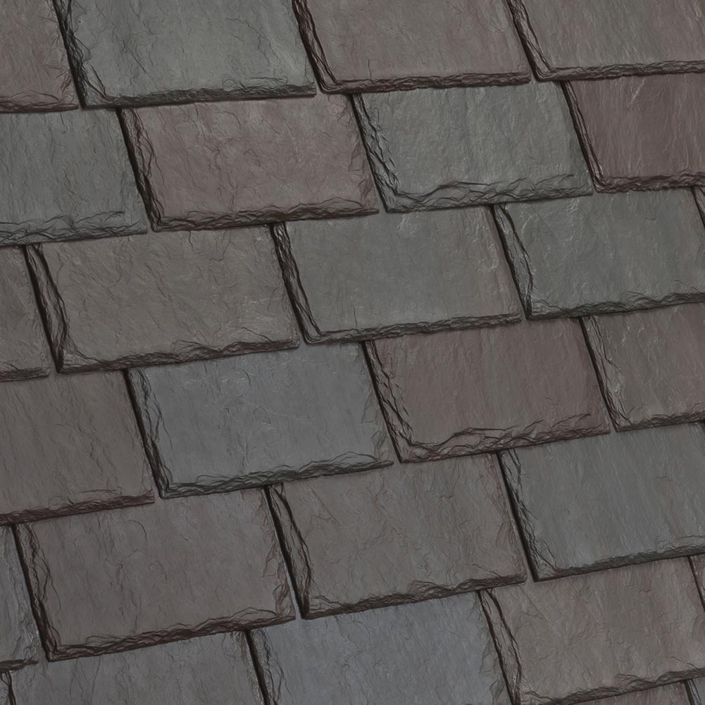 DaVinci Roofscapes Single-Width Slate Brownstone Swatch