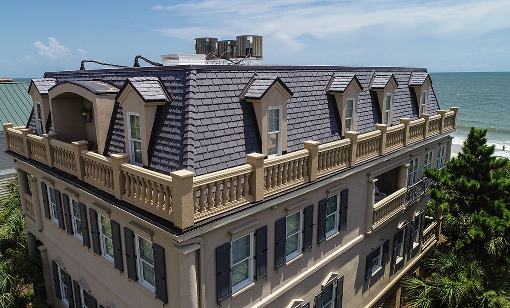 DaVinci Roofscapes Single-Width Slate Castle Gray House