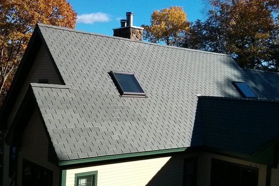DaVinci Roofscapes Single-Width Slate Evergreen Swatch