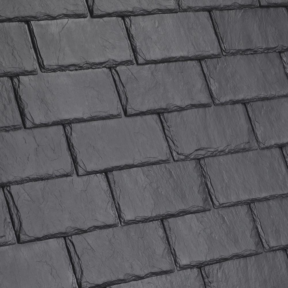 DaVinci Roofscapes Single-Width Slate Smokey Gray Swatch