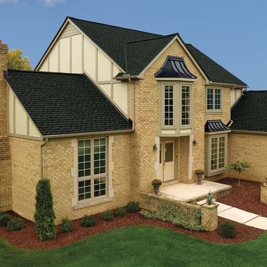 GAF Timberline UHD With Dual Shadow Line Charcoal Swatch
