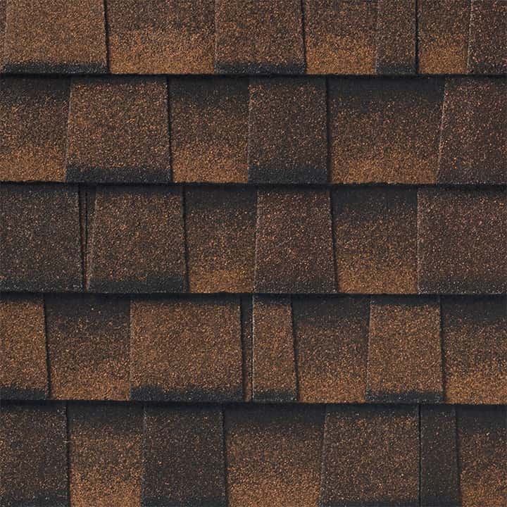 GAF Timberline UHD With Dual Shadow Line Hickory Swatch