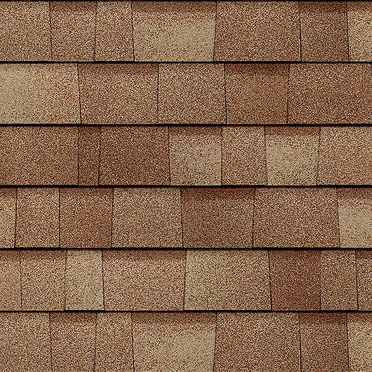 Owens Corning Duration® Premium COOL Shingles Frosted Oak Swatch
