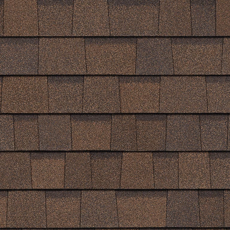 Owens Corning TruDefinition® Duration® COOL Shingles Forest Brown Swatch