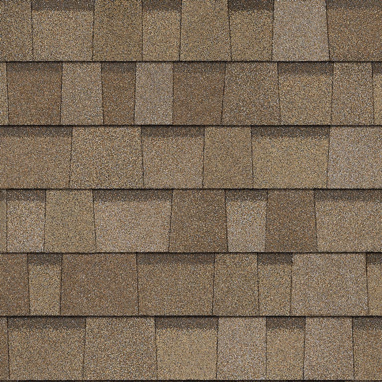 Owens Corning TruDefinition® Duration® COOL Shingles Sand Castle Swatch