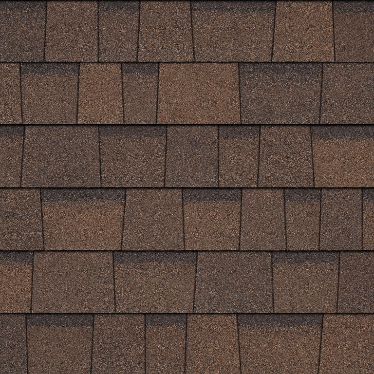 Owens Corning Duration® COOL Plus Shingles Copper Trail Swatch