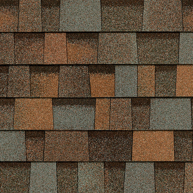 Owens Corning TruDefinition® Duration® Shingles + Designer Colors Aged Copper Swatch