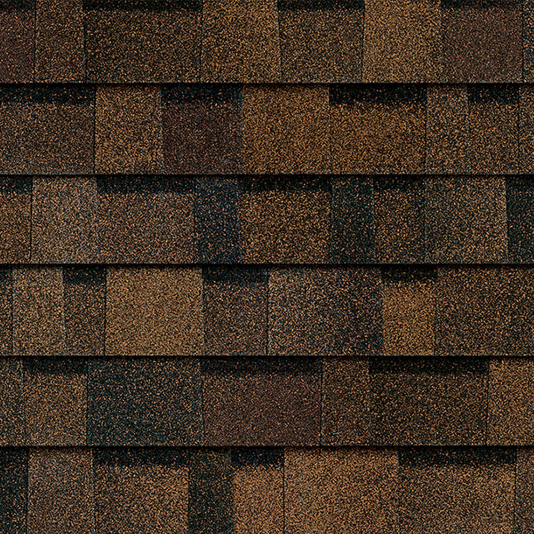 Owens Corning TruDefinition® Duration® Shingles + Designer Colors Brownwood Swatch