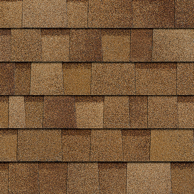 Owens Corning TruDefinition® Duration® Shingles + Designer Colors Desert Tan Swatch