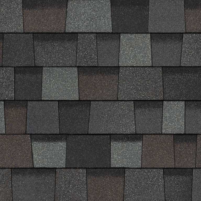 Owens Corning TruDefinition® Duration® Shingles + Designer Colors Gray Tweed Swatch