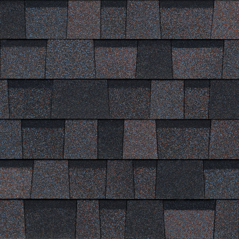 Owens Corning TruDefinition® Duration® Shingles + Designer Colors Midnight Plum Swatch