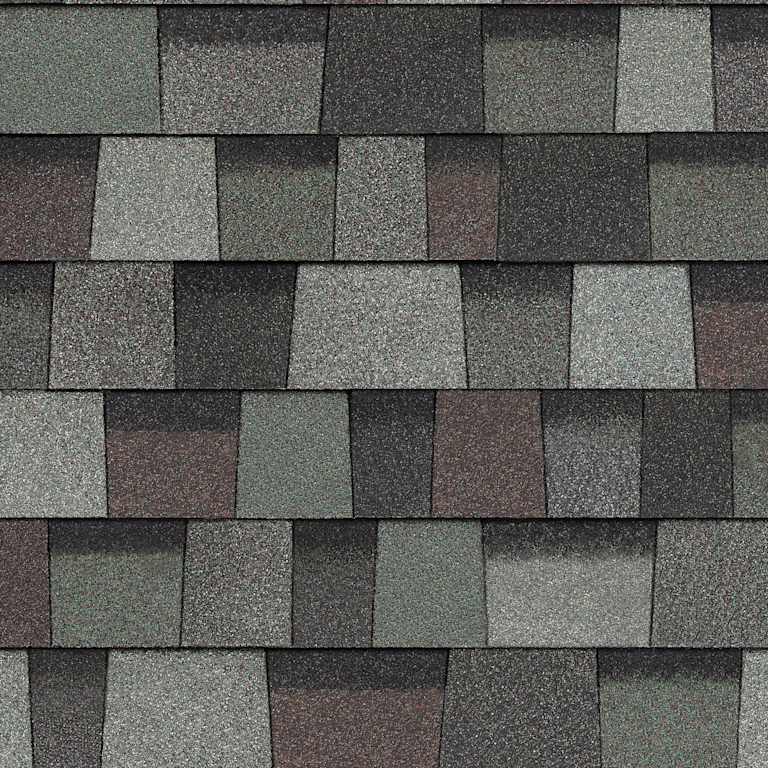 Owens Corning TruDefinition® Duration® Shingles + Designer Colors Mountain Pine Swatch