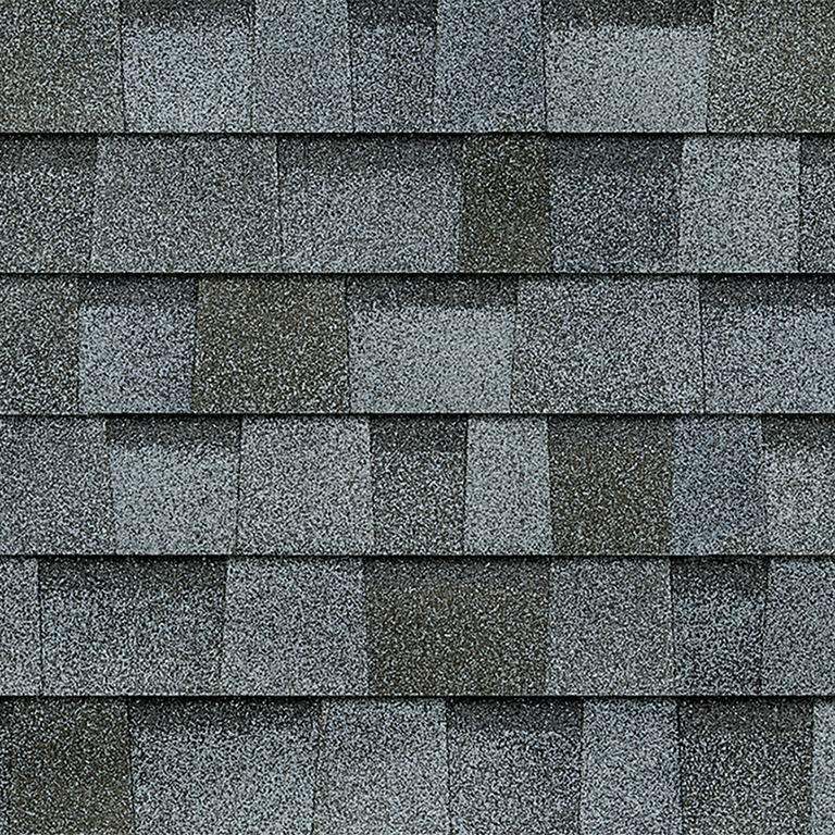 Owens Corning TruDefinition® Duration® Shingles + Designer Colors Quarry Gray Swatch