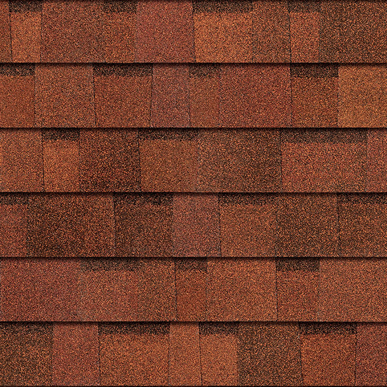 Owens Corning TruDefinition® Duration® Shingles + Designer Colors Terra Cotta Swatch