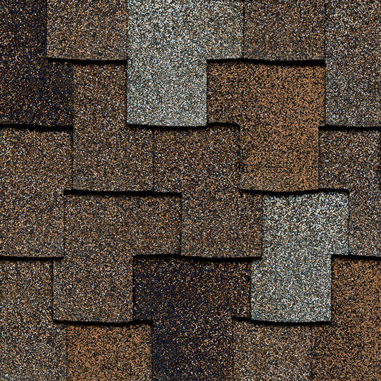 Owens Corning Woodcrest® Shingles Autumn Maple Swatch