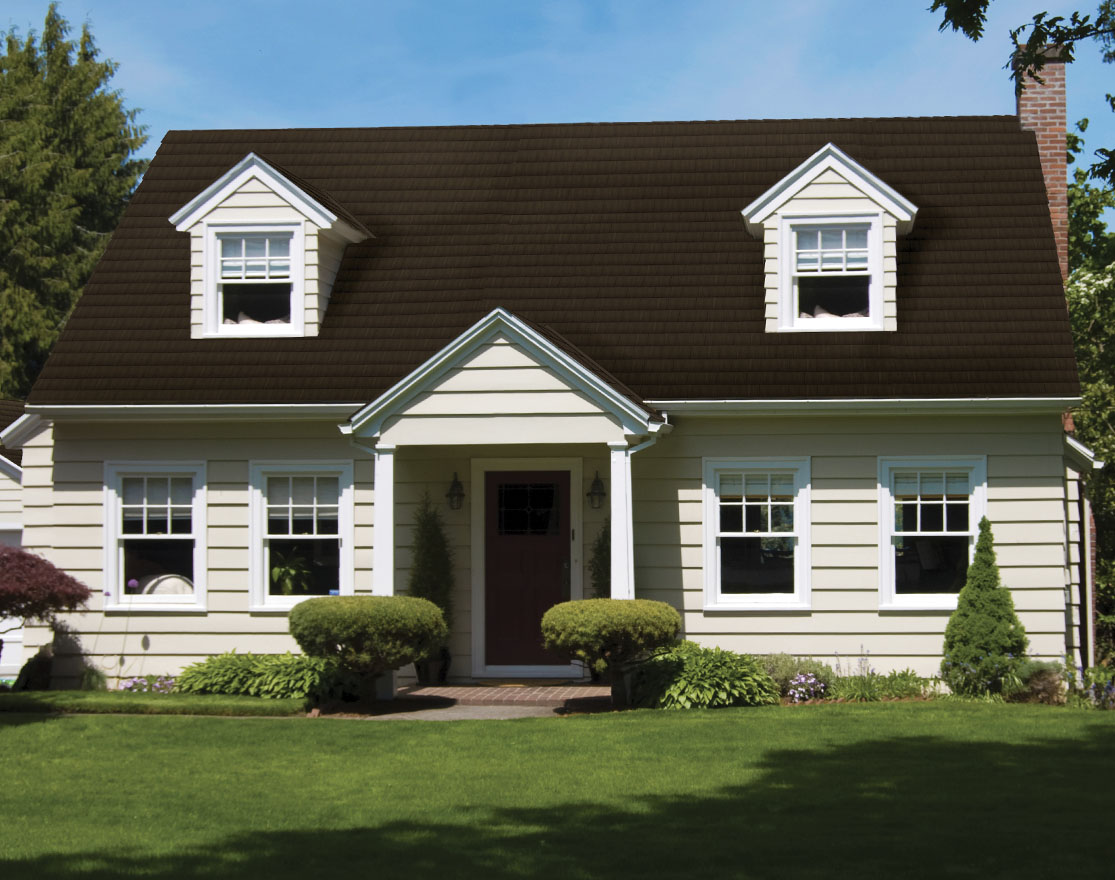 Vicwest Summerside® Steel Dark Brown House